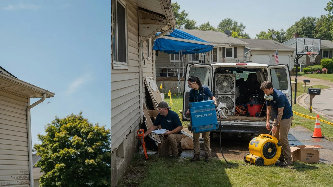 Ceiling Leak Cleanup in South Whitley, IN near me